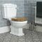 Traditioneller Toilettensitz in Eichenoptik - Richmond