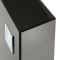 Saru Sanitärmodul H 822mm Schwarz für Stand-WC