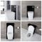 Alswear Stand-WC mit Saru Sanitärmodul H 822mm Schwarz