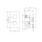 Duschsystem Kubix inkl 30x30cm Kopfbrause, Handbrause & Thermostat Duscharmatur