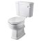 Badausstattung Retro aus Keramik - Waschtisch und WC - Lewiston