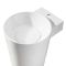 Standwaschbecken, rund - 398mm x 498mm, mit 1 Hahnloch – Covelly