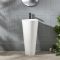 Standwaschbecken, rund - 398mm x 498mm, mit 1 Hahnloch – Covelly