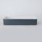 Rechteckiges Aufsatzwaschbecken in Steingrau 600mm x 340mm - Witton