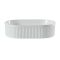 Geriffeltes Aufsatzwaschbecken 490mm x 310mm – Oval - Florence