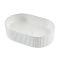 Geriffeltes Aufsatzwaschbecken 490mm x 310mm – Oval - Florence