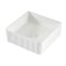 Geriffeltes Aufsatzwaschbecken 380mm – Eckig - Florence