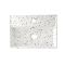 Rechteckiges Terrazzo-Effekt Aufsatzwaschbecken 500mm x 350mm (1 Hahnloch) - Sandford