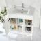 Waschtischunterschrank mit Waschbecken 810mm (Farbe wählbare) - Farbe und Design der Griffe wählbar – Cluo