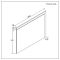 Hudson Reed Hoxton - Spiegel Dunkle Eiche 750 x 1000mm