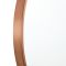 Runder Wandspiegel 600mm | satiniertes Kupfer - Annalise