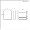 Moderner Spiegelschrank 600mm x 750mm - Raya