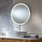 Runder Wandspiegel mit LED- Beleuchtung 600mm | Chrom - Camila