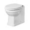 Waschtischunterschrank 400mm & WC-Einheit Hellgrau mit Richmond-Stand-WC | Farbe und Design der Griffe wählbar - Warwick