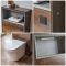 Hoxton - 600mm WC-Einheit mit Stand-Toilette - Dunkle Eiche