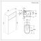 Hoxton - 600mm WC-Einheit mit Stand-Toilette - Dunkle Eiche