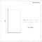 Badewannenaufsatz 800mm abgerundet – Chrome – Portland
