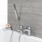 2-Loch Wannenrandmischer inkl. Handbrause - Chrom – Razor