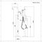 Freistehende Wannenarmatur in Chrom – Thermostatisch, inkl. Handbrause – Como