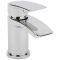 Aufsatzwaschbecken, rechteckig, 520mm x 420mm - mit Wasserfall-Einhebelmischer - Exton