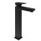 Hohe 1-Loch Einhebel Waschtischarmatur - Schwarz - Preto