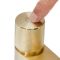 1-Loch Push Button Waschtischarmatur satiniertes Gold - Idro