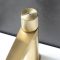 1-Loch Push Button Waschtischarmatur satiniertes Gold - Idro