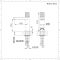 1-Loch Push Button Waschtischarmatur satiniertes Gold - Idro