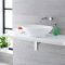 Aufsatzwaschbecken, oval, 520mm x 320mm - mit Unterputz-Einhebelmischer - Kenton
