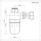 Waschbecken-Siphon, WC-Abflussrohr & Badewannen-Siphon -  Cranplas