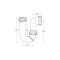 Kunststoff Siphon 32mm mit 76mm Dichtung - Cranplas