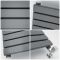 Design Heizkörper (einlagig) horizontal – 427mm x 1600mm - Anthrazit – Sloane