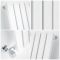 Design Heizkörper Vertikal Weiß 1780mm x 472mm 1195W (einlagig) - Sloane