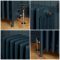 Gusseisen-Heizkörper (6-lagig) - Höhe 660mm, Breite auswählbar - Hague Blue 30 von Farrow & Ball - Isabel