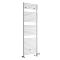 Handtuchheizkörper Mischbetrieb - 1738mm x 600mm - inkl. 1200W Heizelement, T-Stück und Ventile - Weiß - Arno