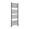 Handtuchheizkörper Mischbetrieb flach - 1600mm x 500mm - inkl. 800W Heizelement, T-Stück und Ventile - Anthrazit - Artle
