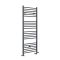 Handtuchheizkörper Mischbetrieb flach - 1600mm x 600mm - inkl. 800W Heizelement, T-Stück und Ventile - Anthrazit - Artle