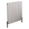 Aluminium Design Heizkörper Horizontal Weiß 600mm x 590mm 1149W (doppellagig) - Revive Air