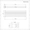 Design Heizkörper Horizontal Anthrazit 472mm x 1600mm 1610W (doppellagig) - Revive