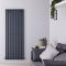 Design Heizkörper Vertikal (Einlagig) 1600mm x 590mm | Anthrazit - Revive