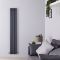 Design Heizkörper Vertikal (Doppellagig) 1600mm x 236mm | Anthrazit - Revive