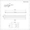 Design Heizkörper Horizontal Anthrazit 236mm x 1600mm 814W (doppellagig) - Revive Slim