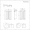 Design Heizkörper Horizontal (Einlaging) 635mm x 413mm | Anthrazit - Revive