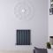 Design Heizkörper Horizontal (Einlaging) 635mm x 590mm | Anthrazit - Revive