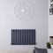 Design Heizkörper Horizontal (Einlaging) 635mm x 1000mm | Anthrazit - Revive