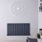 Design Heizkörper Horizontal (Einlaging) 635mm x 1180mm | Anthrazit - Revive