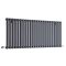 Design Heizkörper Horizontal (Einlaging) 635mm x 1416mm | Anthrazit - Revive
