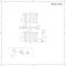 Design Heizkörper Mittelanschluss Versetzt Horizontal Anthrazit 635mm x 1000mm 1773W (doppellagig) - Revive Caldae