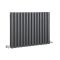Design Heizkörper Horizontal (Doppellaging) 635mm x 826mm | Anthrazit - Revive