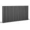 Design Heizkörper Horizontal (Doppellaging) 635mm x 1180mm | Anthrazit - Revive